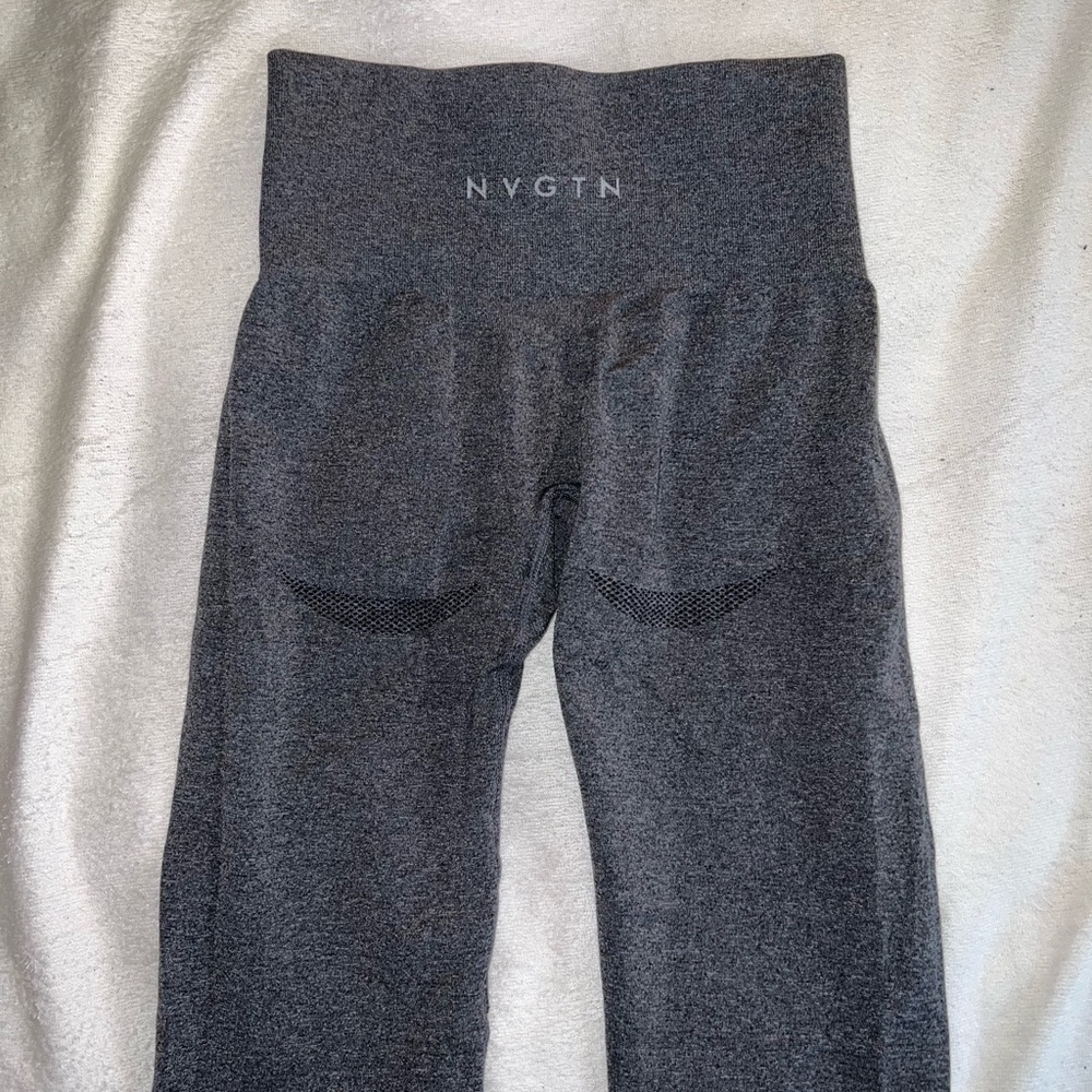 NVGTN Black Speckled Contour Leggings Black Speckled Curve Seamless Leggings